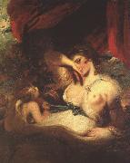 Sir Joshua Reynolds Cupid Unfastens the Belt of Venus oil painting reproduction